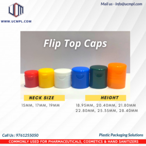 Flip Top Caps in Multiple Shapes & Sizes